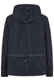 Sommerjacke mit Kapuze - 850-navy - Blau