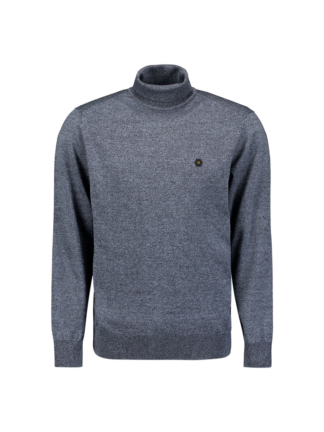 Rollkragenpullover - 138-Dusty Blue - Grau