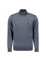 Rollkragenpullover - 138-Dusty Blue - Grau