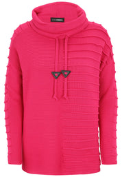 Sweatshirt aus Viskosemix - 42-Pink - Pink