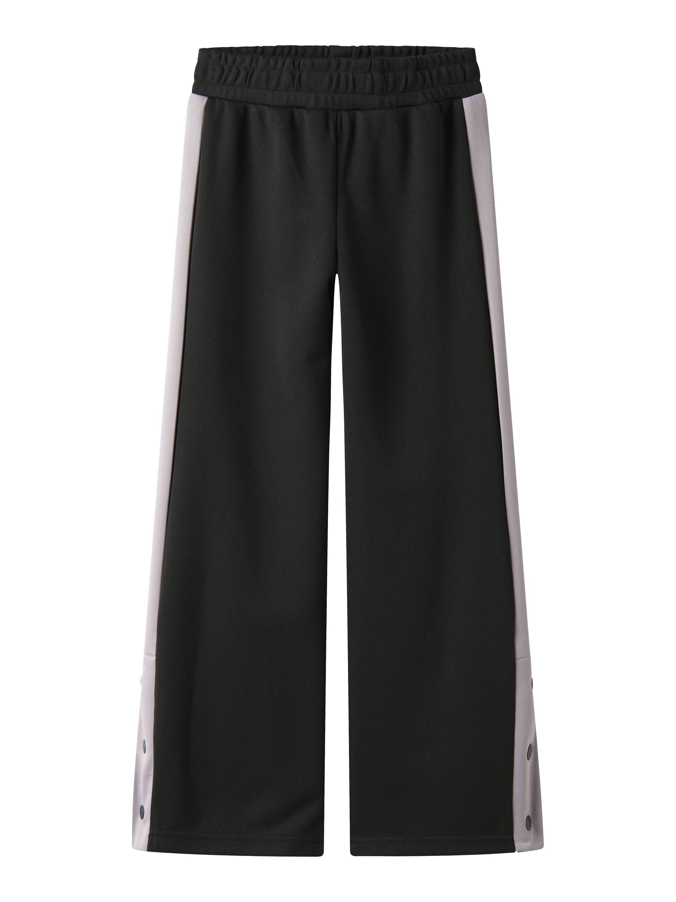 Jogginghose Wide Leg - Black - Schwarz