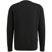 Strickpullover aus Baumwolle - 9140-Obsidian - Grau