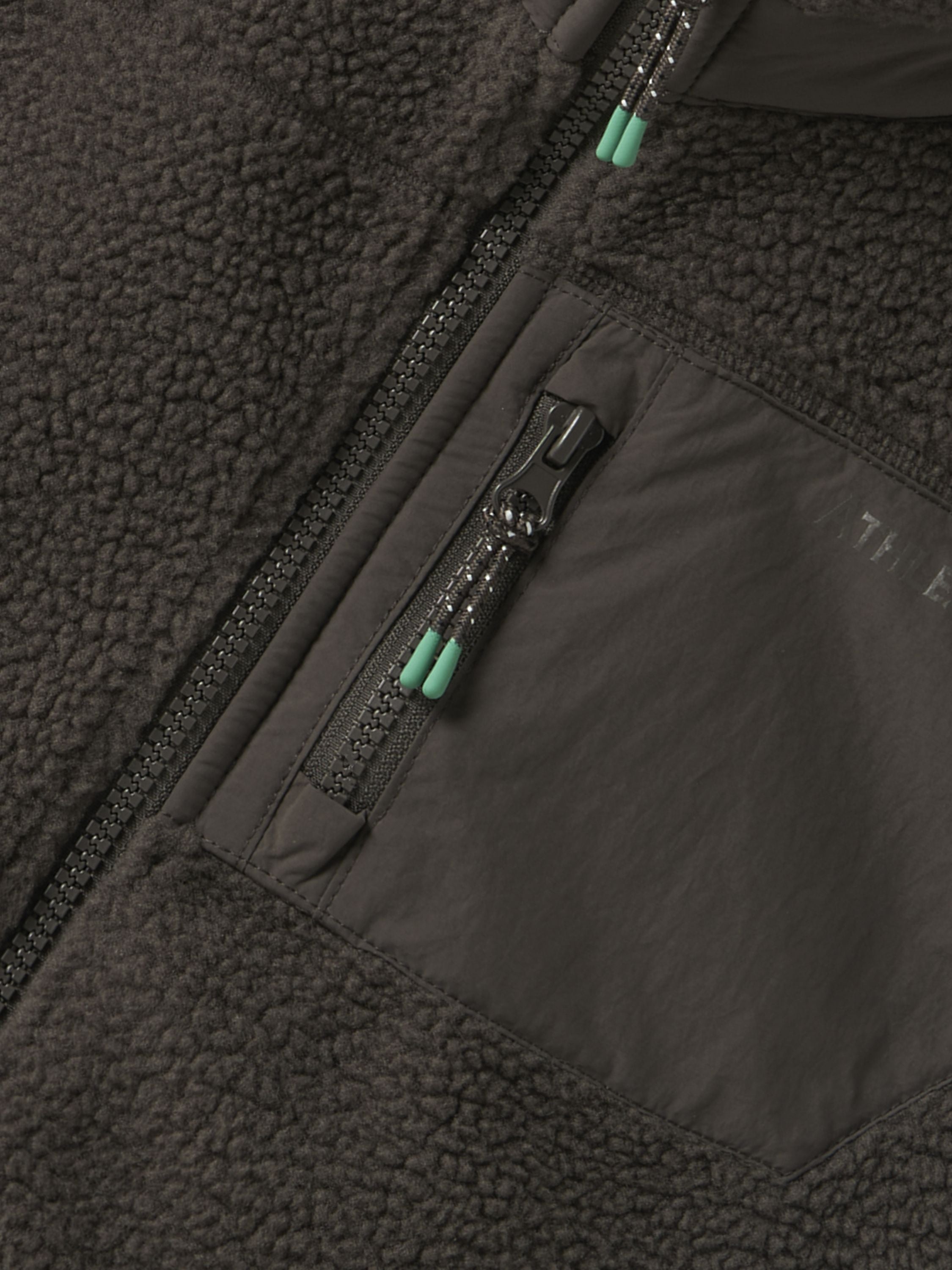 Teddy-Weste mit Stehkragen - Chocolate Brown - Braun