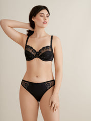 Provence - Bügel-BH - 004-Schwarz - Schwarz