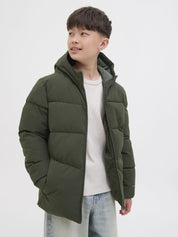 Winterjacke aus recycelten Polyester - Rosin - Grün