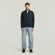 Sweatshirt aus Baumwollmix - C742-salute - Blau