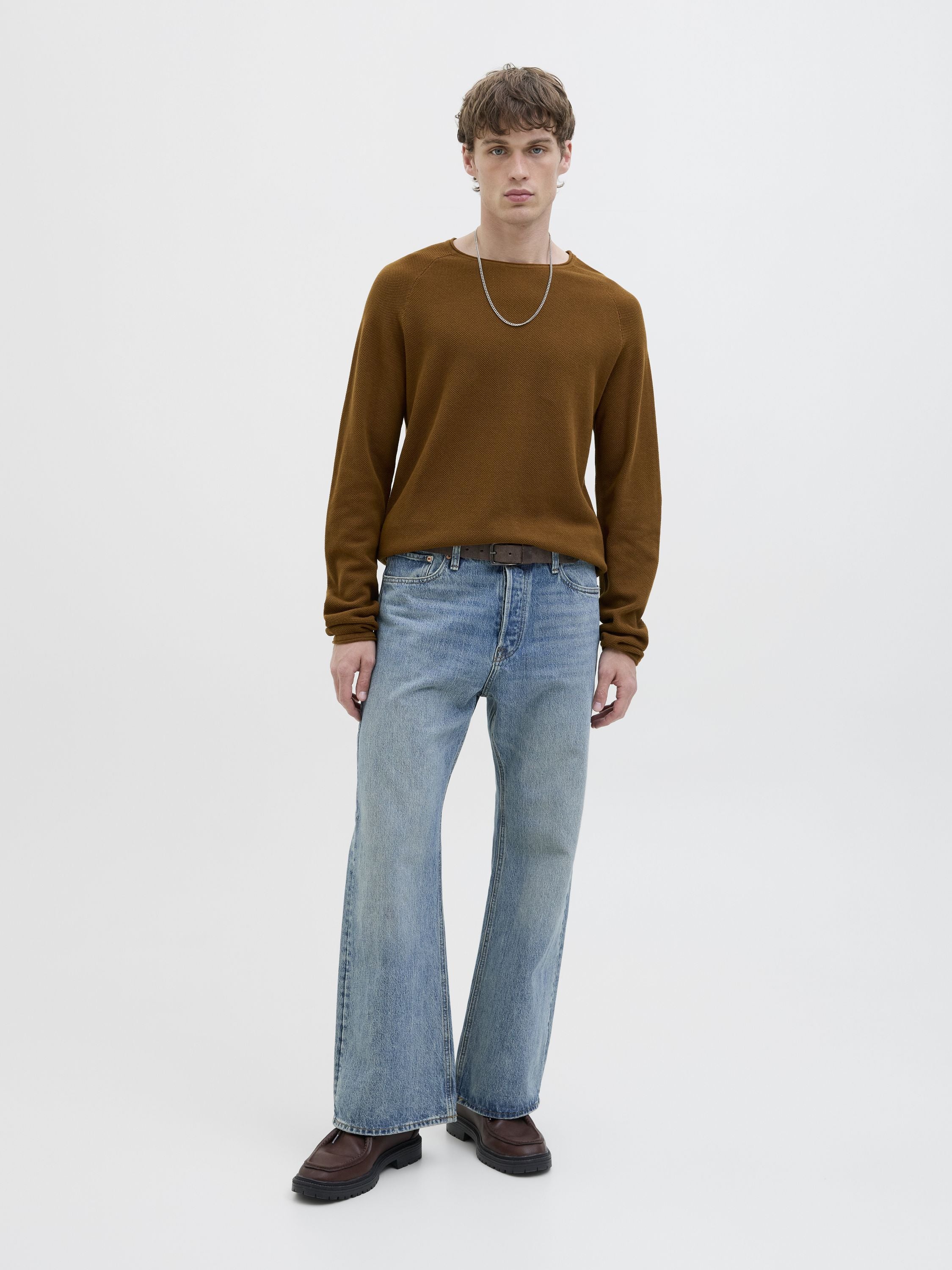 Strickpullover aus Baumwolle - Monks Robe - Braun