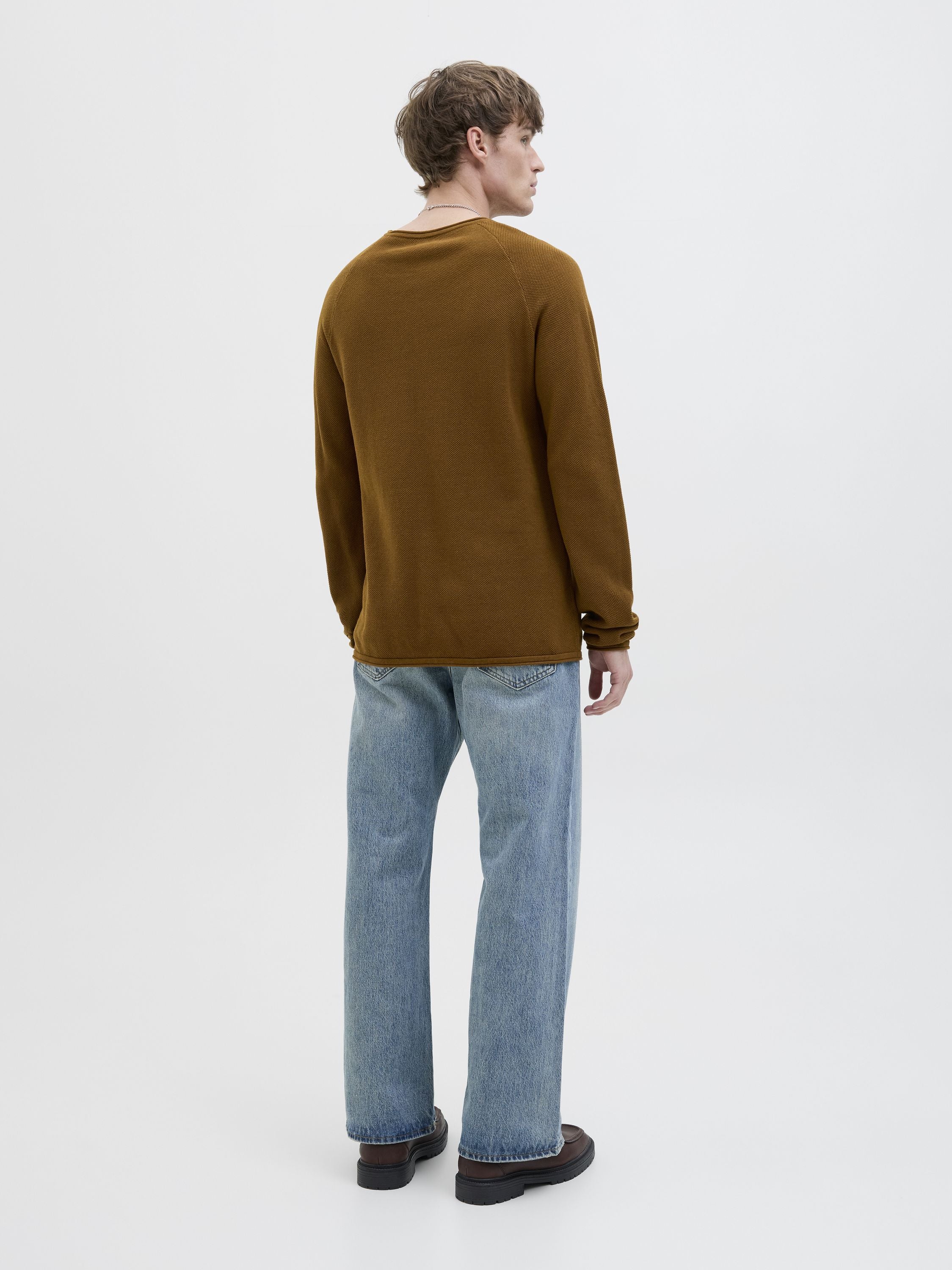 Strickpullover aus Baumwolle - Monks Robe - Braun