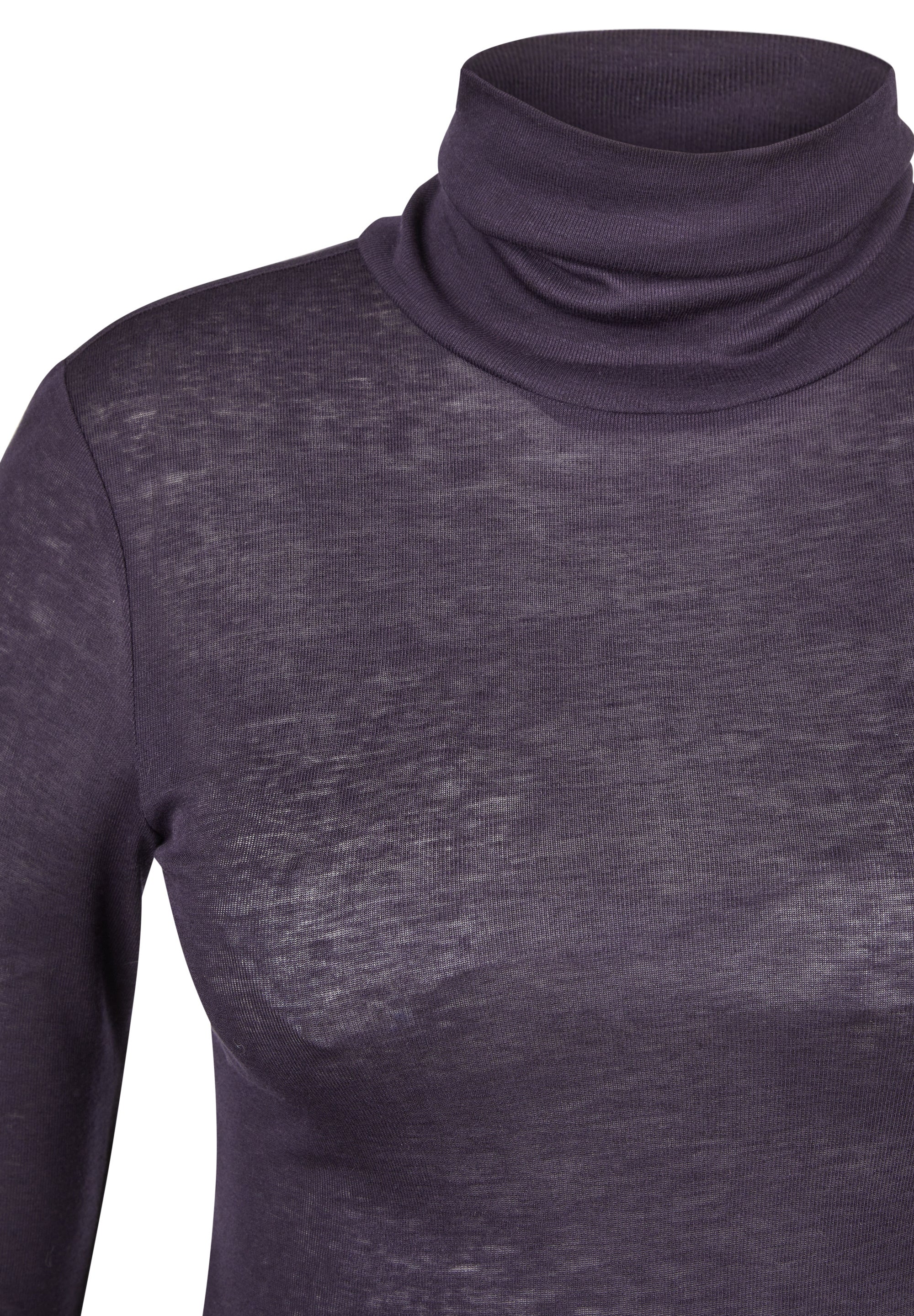 Strickpullover mit Rollkragen - 5388-Marineblau - Blau