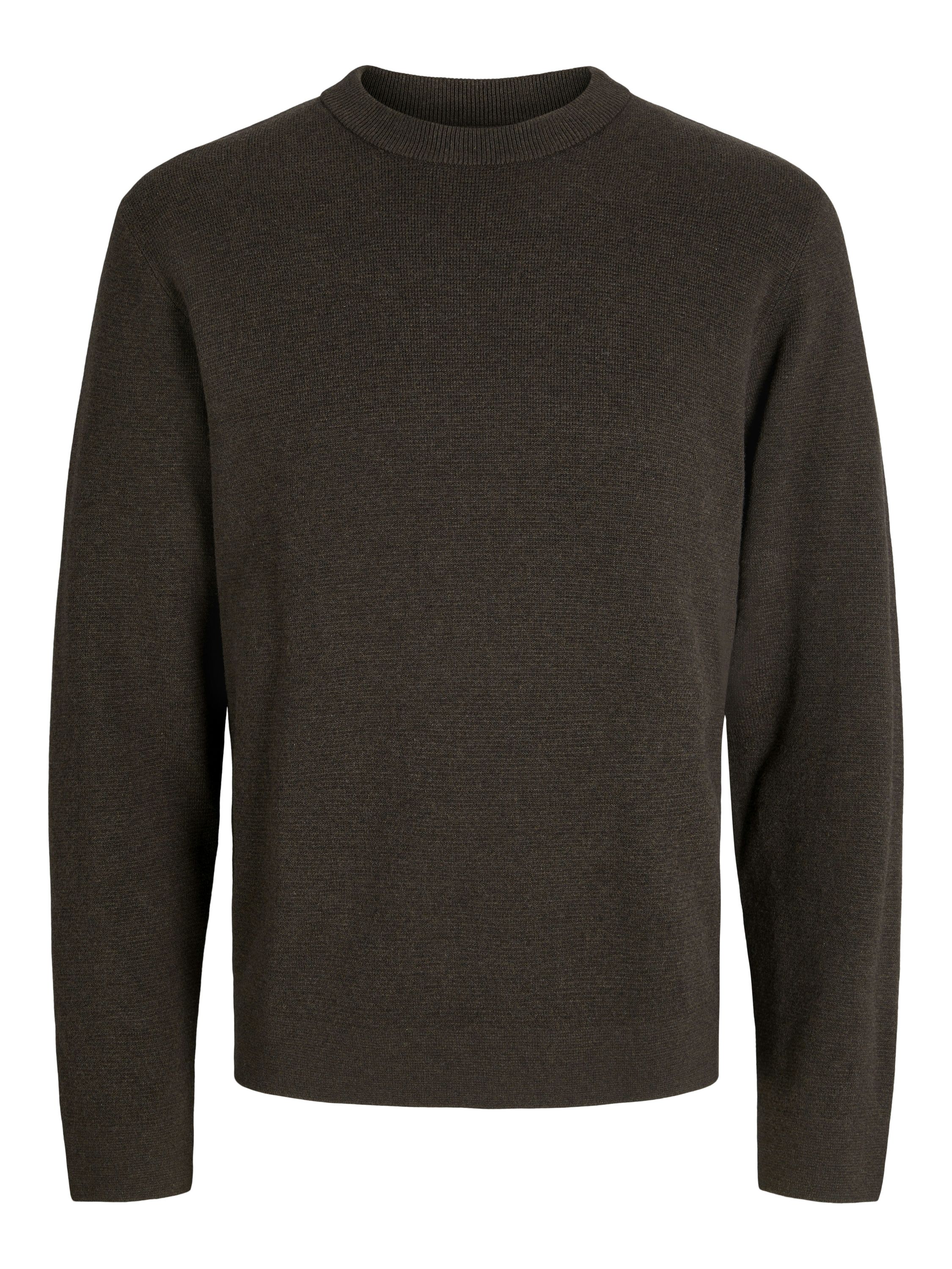 Strickpullover aus Baumwolle - Delicioso/Melange - Braun