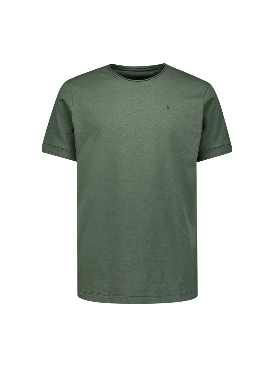 T-Shirt aus Baumwolle - 052-Dark Green - Grün
