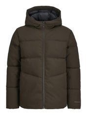 Winterjacke aus recycelten Polyester - Delicioso - Braun