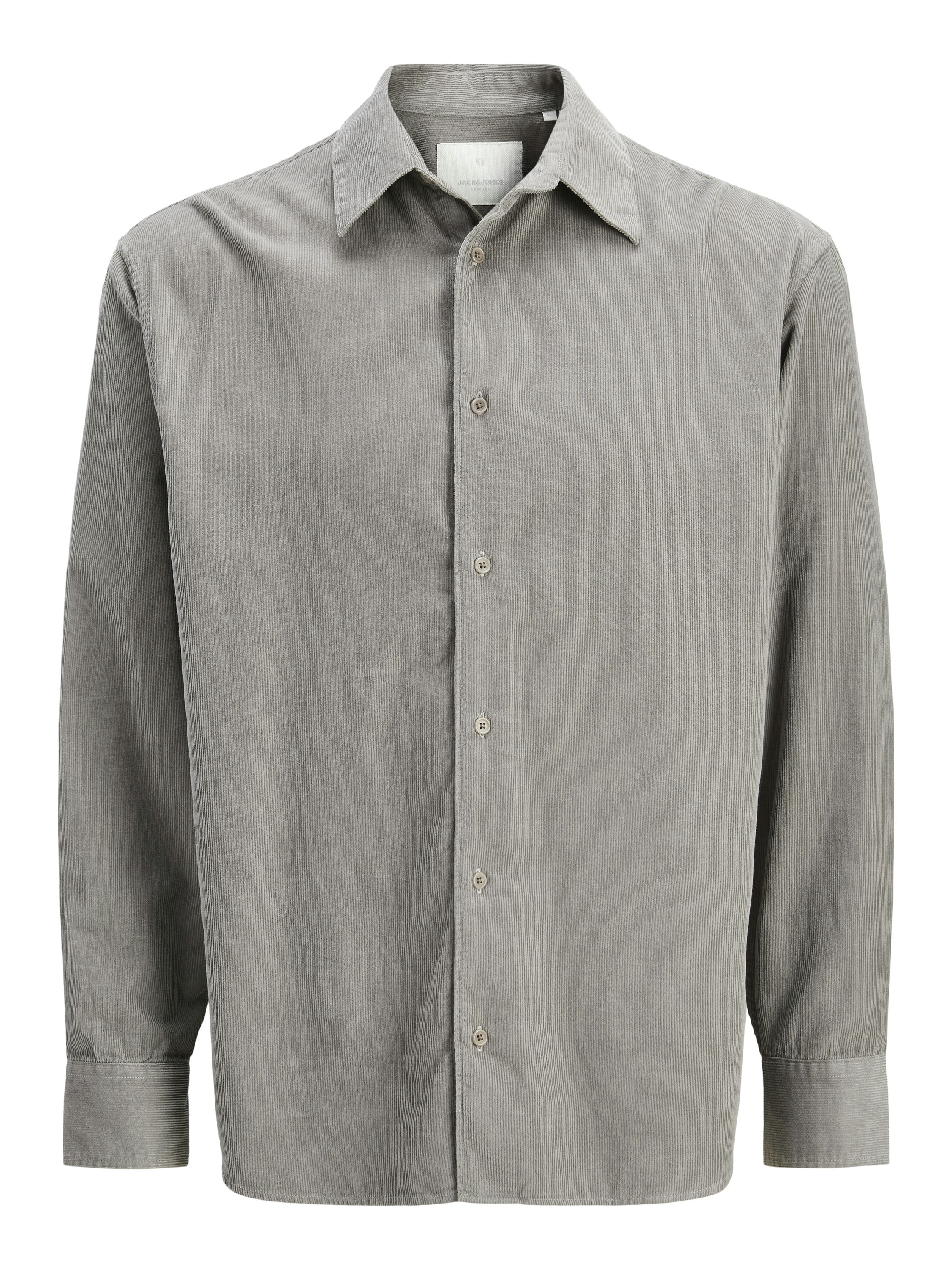 Cordhemd CASCOT Relaxed Fit - Gray Flannel - Grau