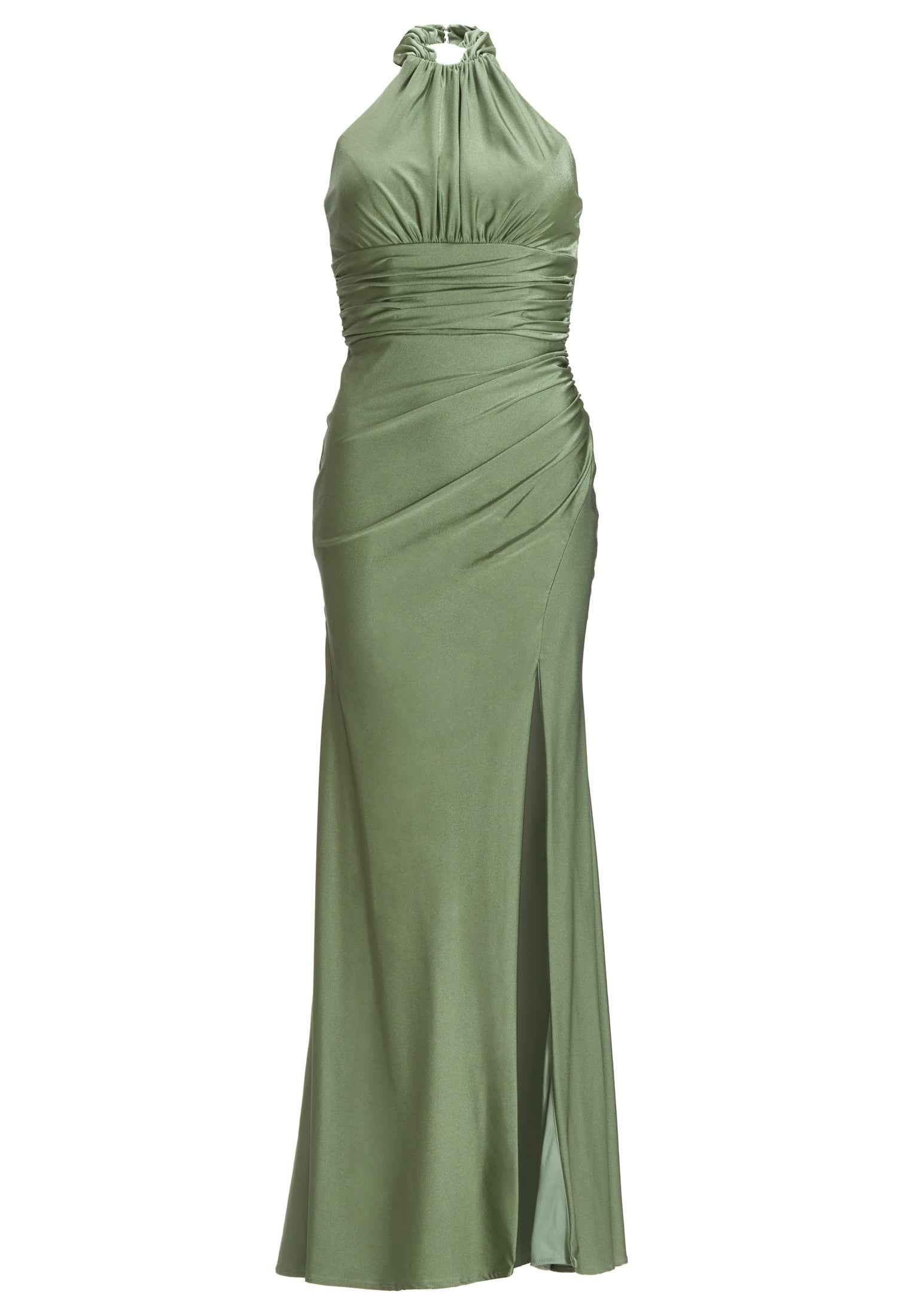 Abendkleid Maxi mit Neckholder - 582 - Grün