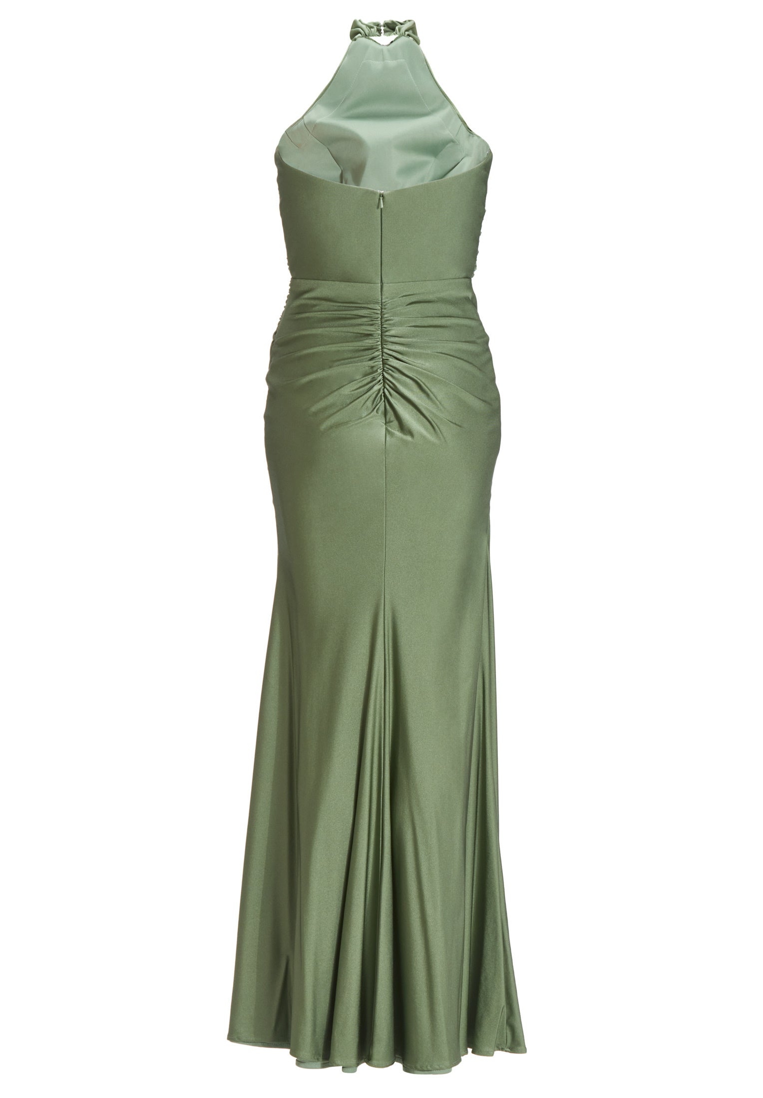 Abendkleid Maxi mit Neckholder - 582 - Grün