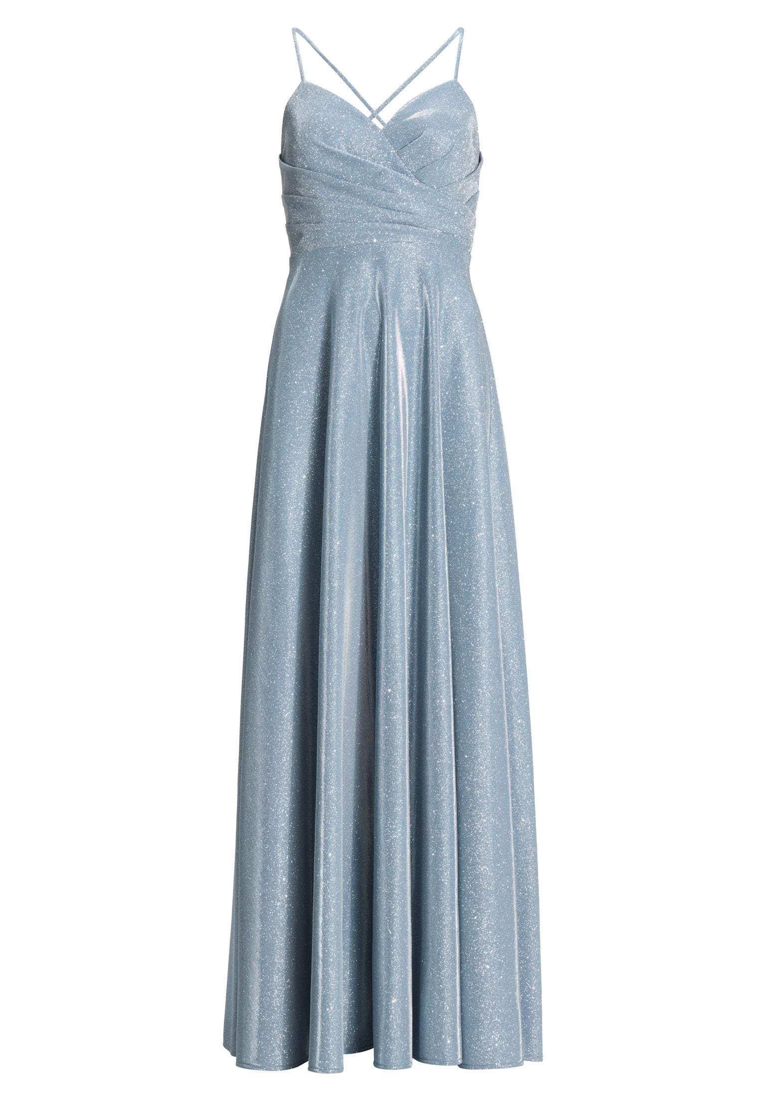 Abendkleid mit Schimmereffekt - 391 - Blau