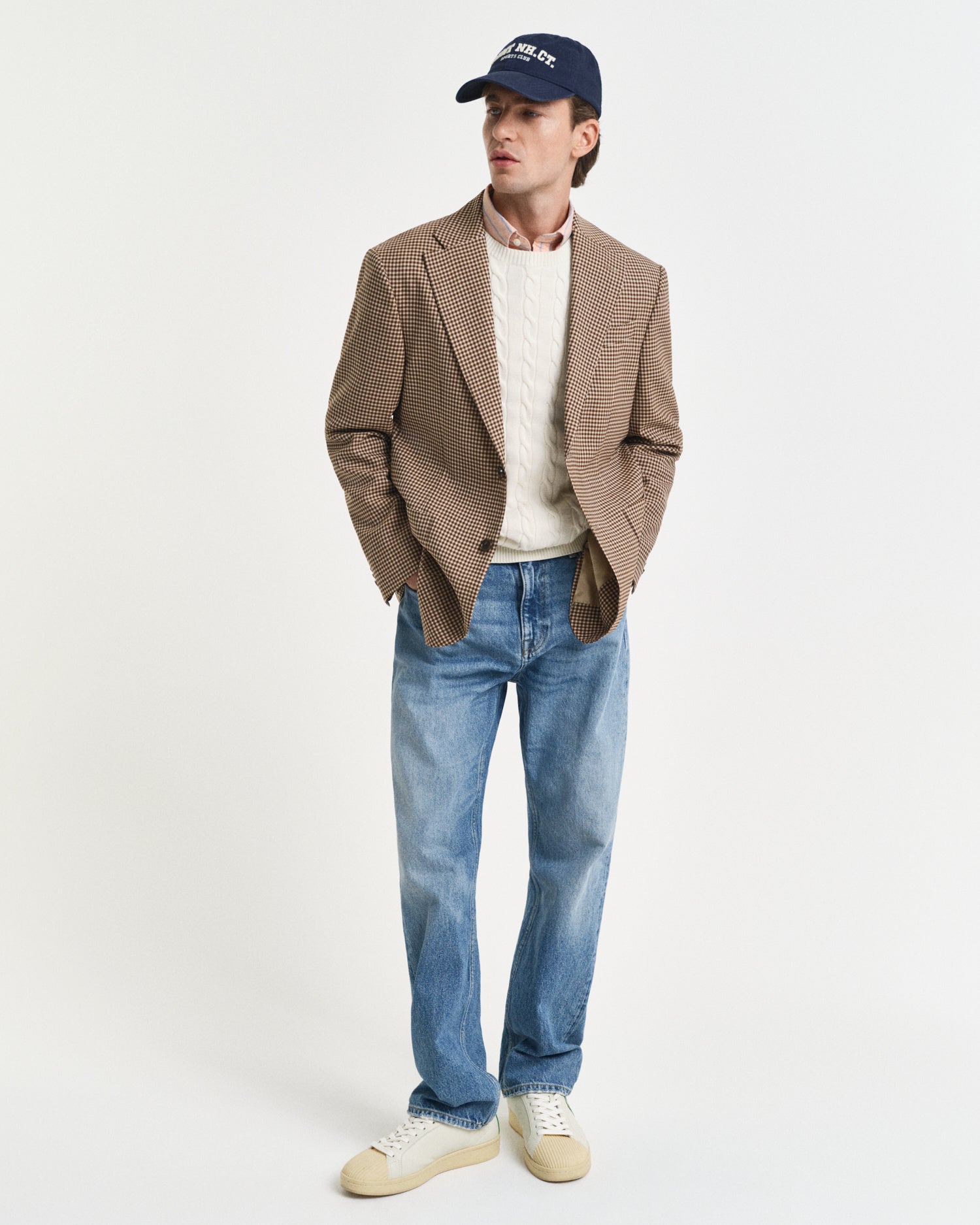 Strickpullover mit Zopfmuster - 130-CREAM - Creme