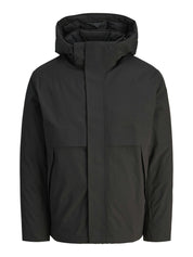 Steppjacke mit Kapuze - Black - Schwarz