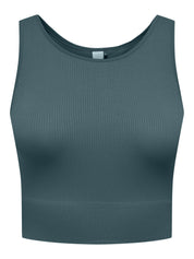 Top ONPJAIA cropped - Mediterranea - Grün