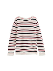 Strickpullover aus Bio-Baumwolle - 38584-rose ottoman knit - Rosa