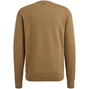 Strickpullover aus Baumwolle - 8187-Golden Brown - Braun