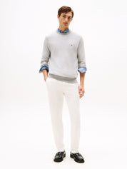 Strickpullover aus Baumwolle - 0CU-GREY - Grau