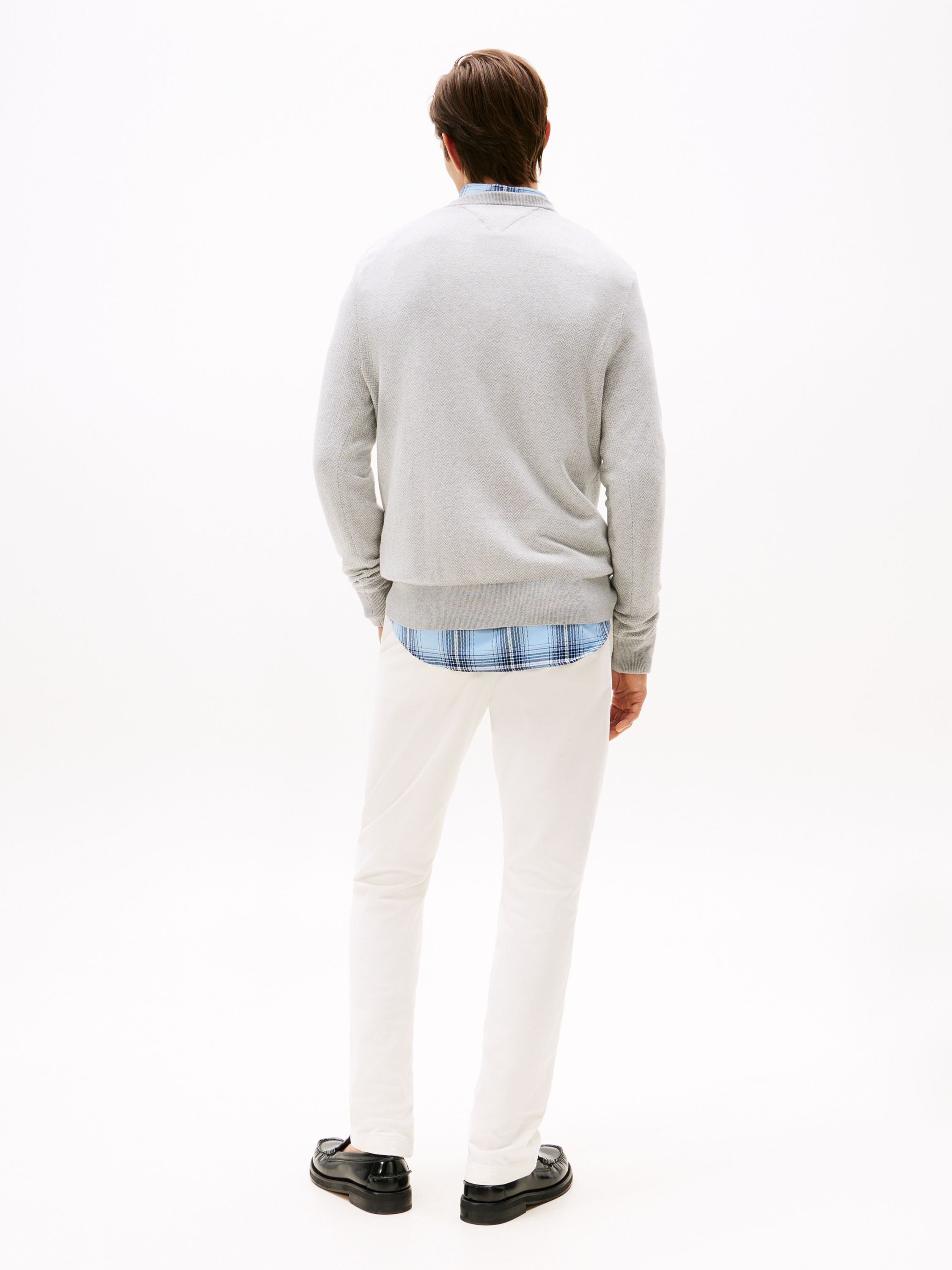 Strickpullover aus Baumwolle - 0CU-GREY - Grau