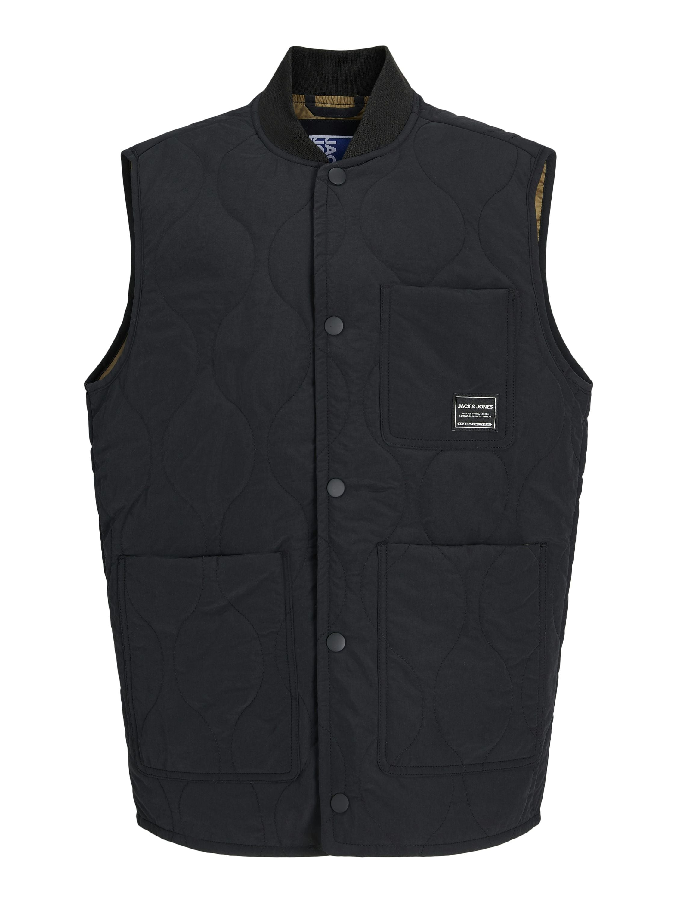 Steppweste - Black - Schwarz