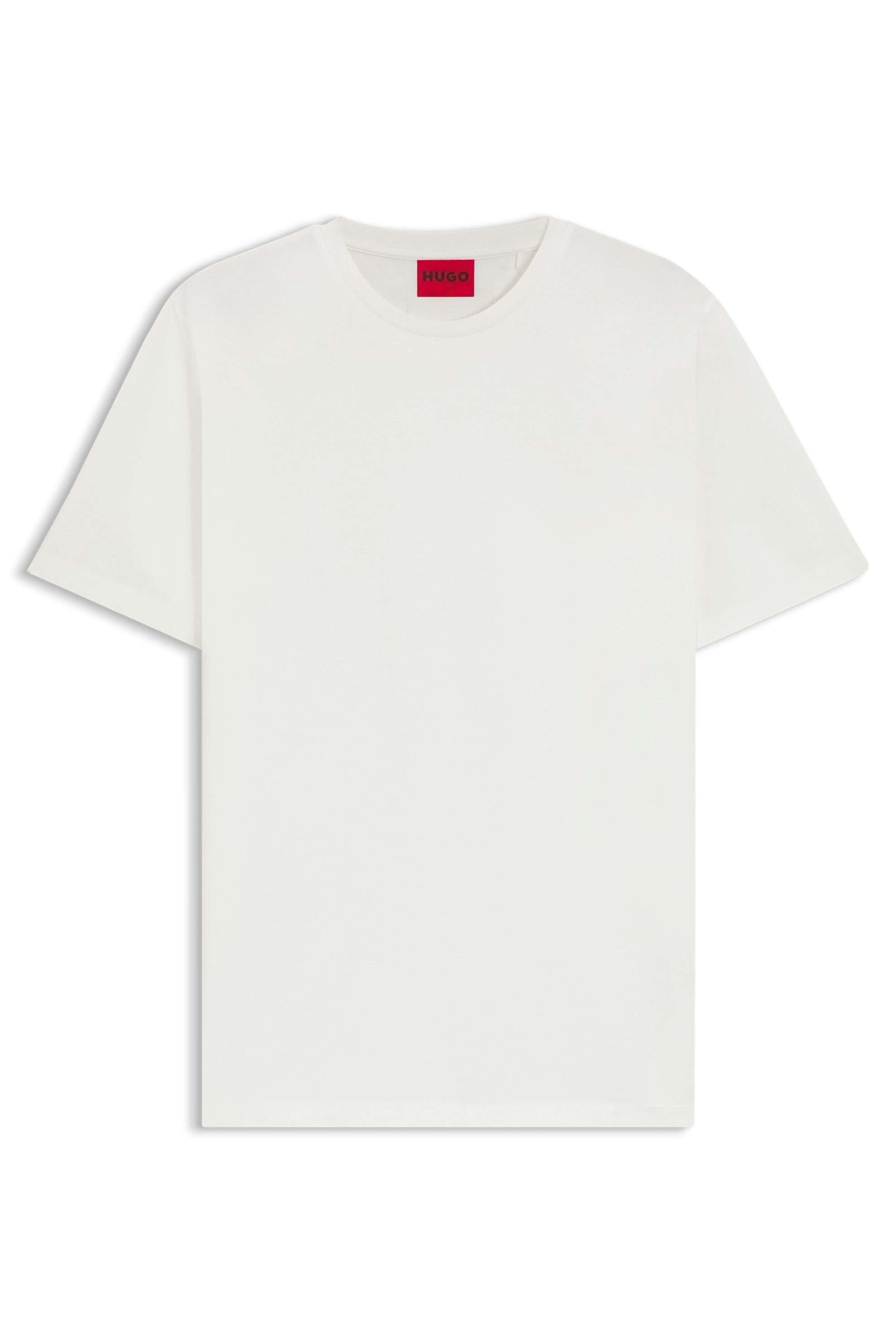 T-Shirt Slim Fit aus Baumwolle - 102-Natural - Creme