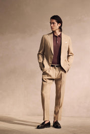Anzughose SAPO Tapered Fit - 250 - Beige