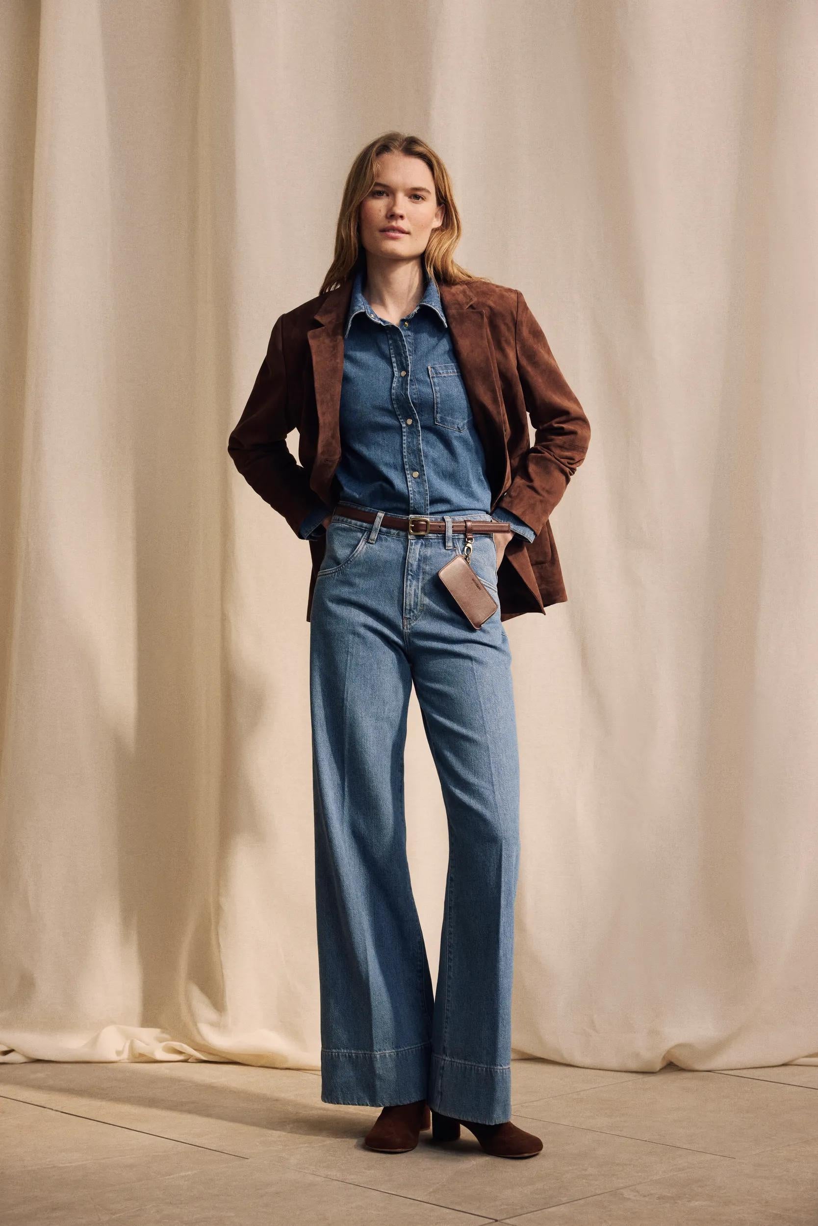 Jeans W996 Wide Leg - Bright Blue 435 - Blau