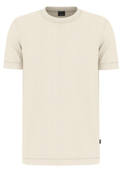 T-Shirt ENRIQUE aus Baumwolle - 102 - Creme