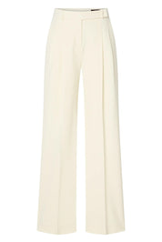Faltenhose Wide Leg - Open White 118 - Weiß
