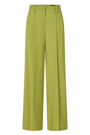 Faltenhose Wide Leg - Bright Green 324 - Grün