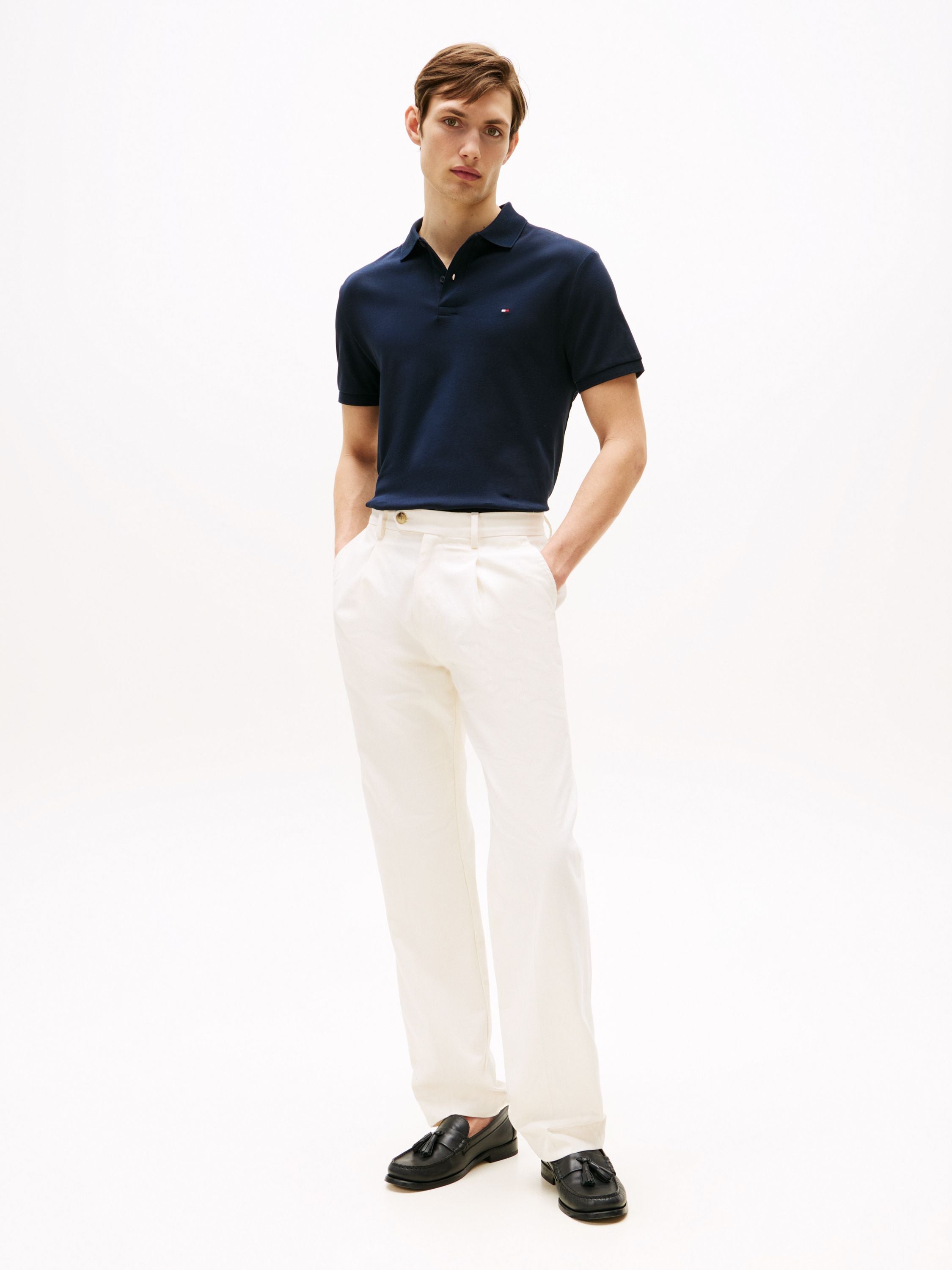 Poloshirt aus Baumwolle - DW5-BLUE - Blau