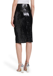 Pailletten-Rock - 9045-Black - Schwarz