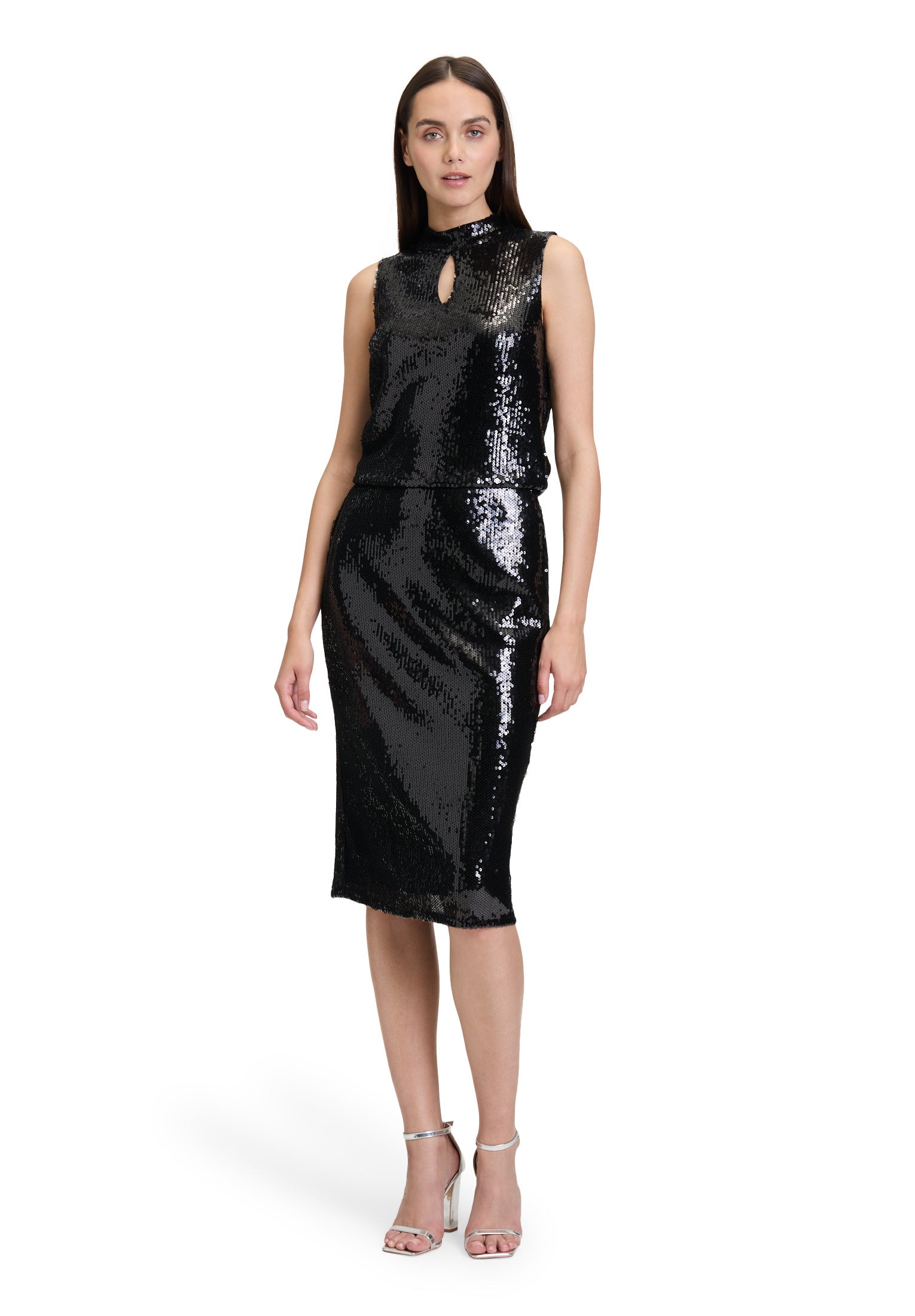 Pailletten-Rock - 9045-Black - Schwarz