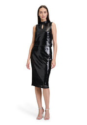 Pailletten-Rock - 9045-Black - Schwarz