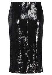 Pailletten-Rock - 9045-Black - Schwarz