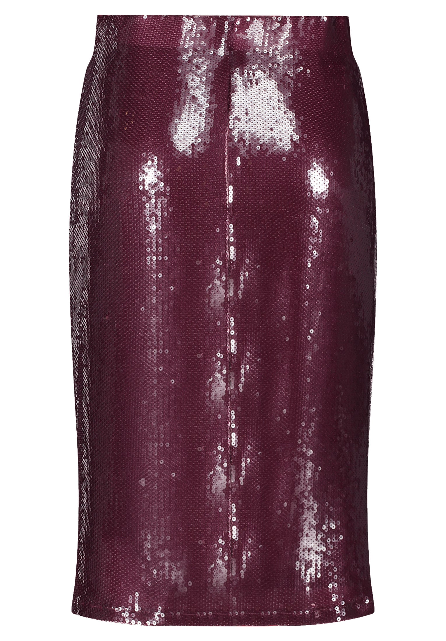 Pailletten-Rock - 4715-Deep Dahlia - Rot
