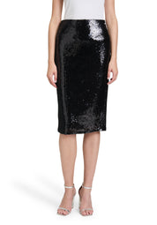Pailletten-Rock - 9045-Black - Schwarz