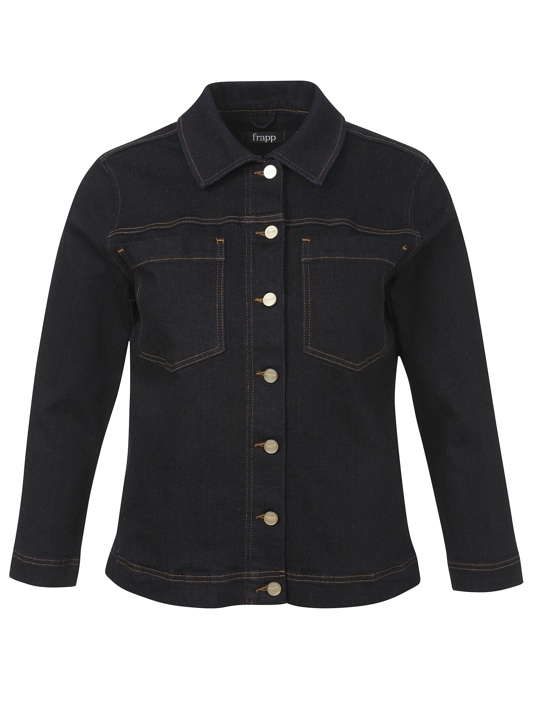 Jeansjacke aus Baumwolle - 818-raw blue denim - Blau