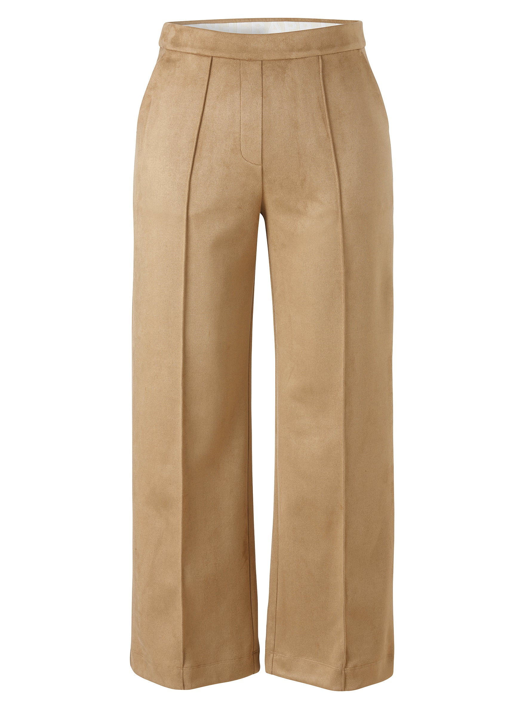 Schlupfhose Wide Leg - 754-camel - Braun