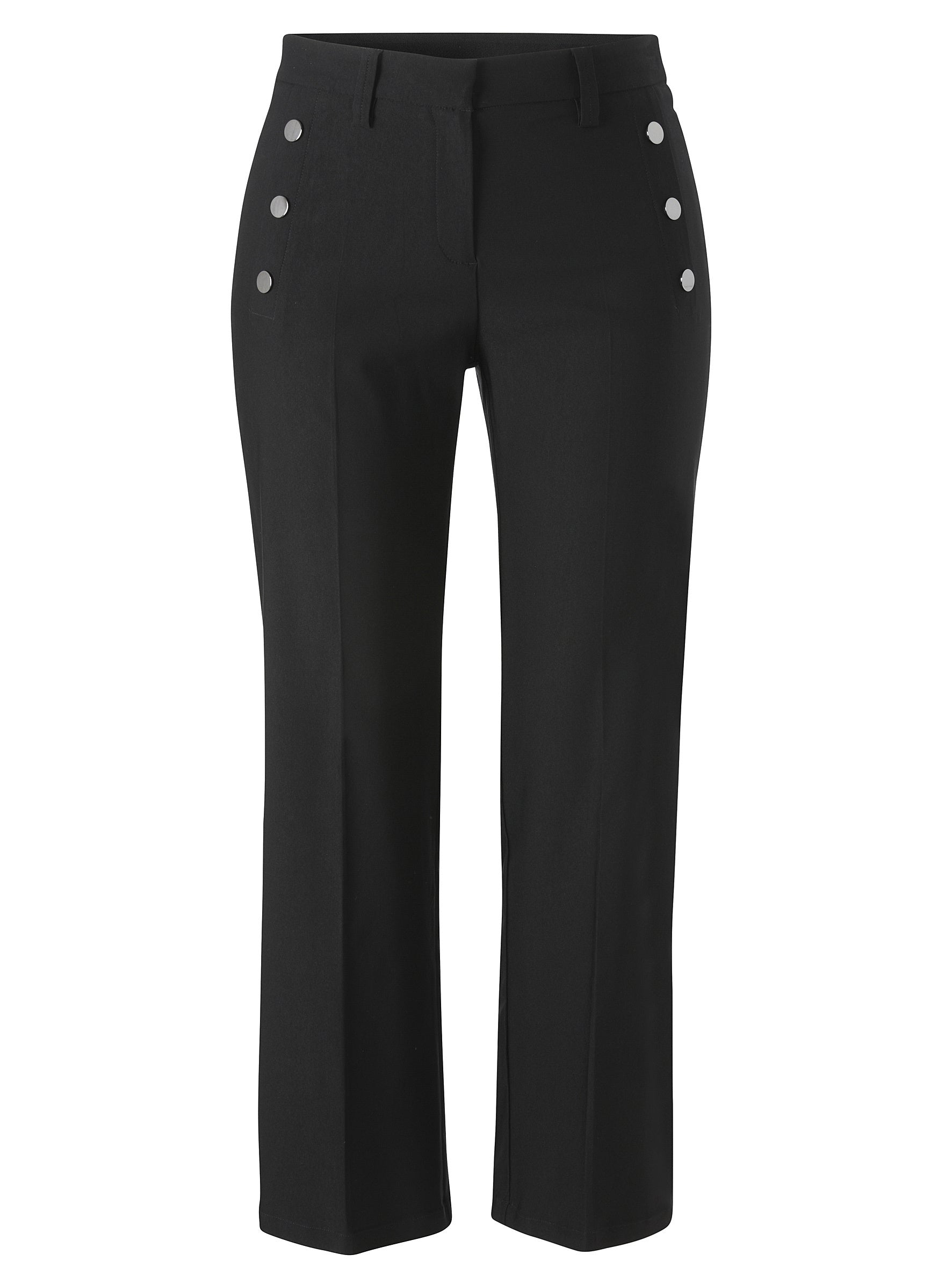 Hose Straight Leg - 104-black - Schwarz