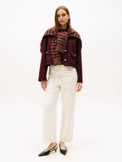 Jacke aus Wolle - XIH-RED - Rot