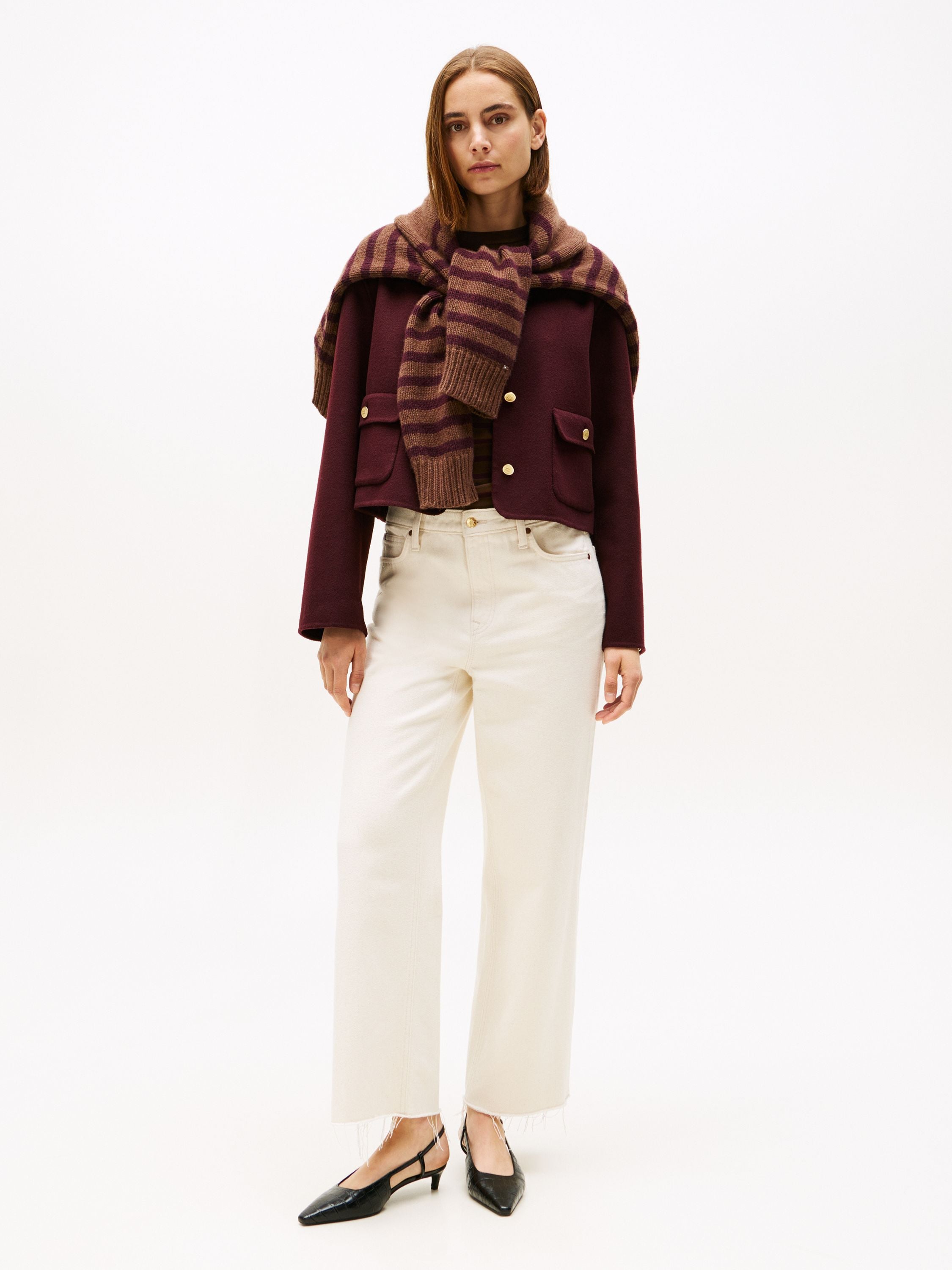 Jacke aus Wolle - XIH-RED - Rot