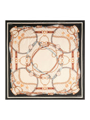 Tuch KEFIAH mit Print - BLA - Schwarz