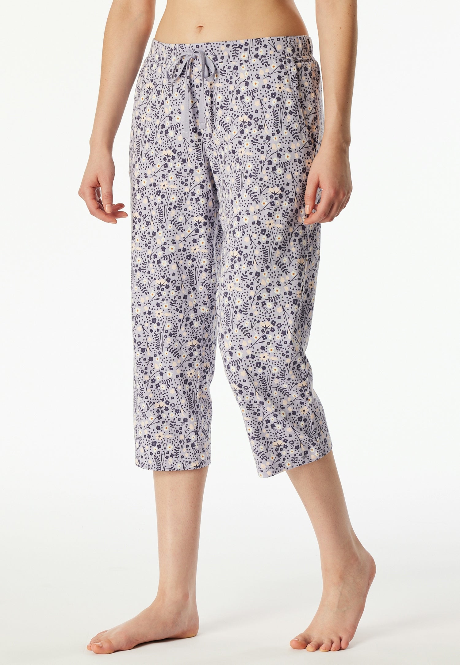 Schlaf-Hose 3/4 - 917-multicolor 6 - Violett