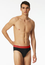 Rio-Slip 3er-Pack aus Baumwolle - 924-sortiert 13 - Schwarz