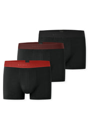 Boxershorts 3er-Pack aus Baumwolle - 924-sortiert 13 - Schwarz